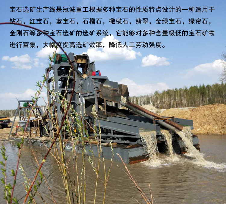 寶石鉆石貴金屬礦提取設備